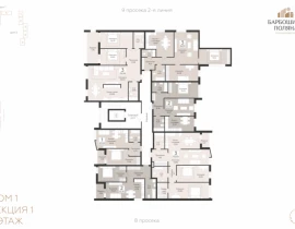 3-комнатная квартира, 104.44 м2 , 2 этаж, 9-я просека 2 линия - фото 1