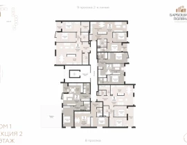 2-комнатная квартира, 96.17 м2 , 5 этаж, 9-я просека 2 линия - фото 1