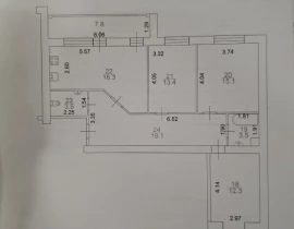 3-комнатная квартира, 83.2 м2 , 1 этаж, Крейсерная ул, 3 - фото 17