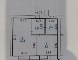 1-комнатная квартира, 32.3 м2 , 5 этаж, Татищева, 10 - фото 5