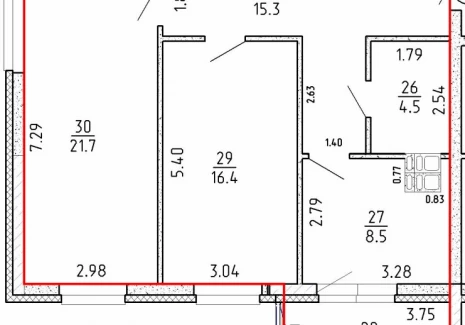 2-комнатная квартира - 4-й проезд, 8А / ЖК МОРРИС - фото 1