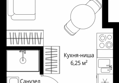 1-комнатная квартира - 3-й Силикатный проезд, 10 / ЖК Джойс - фото 1