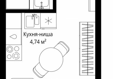 1-комнатная квартира - 3-й Силикатный проезд, 10 / ЖК Джойс - фото 1
