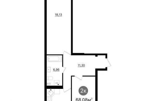 2-комнатная квартира -  проспект Кирова, 71 / ЖК Старт - 2 - фото 1