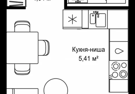 1-комнатная квартира - Дмитровское шоссе, 87 / ЖК Селигер Сити - фото 1