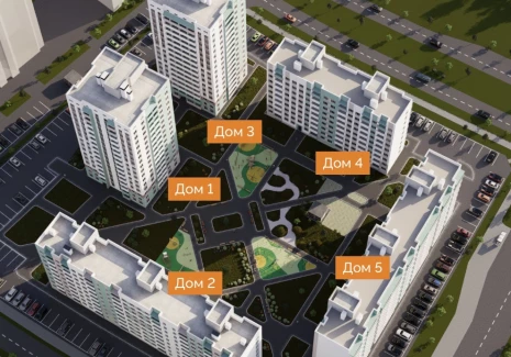 1-комнатная квартира - Квартал 43 (6 очередь), 2 этап / ЖК Южный город 6 очередь - фото 2