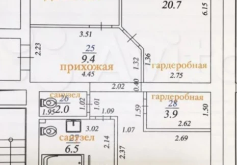 3-комнатная квартира - Майкопская ул, 12 - фото 18