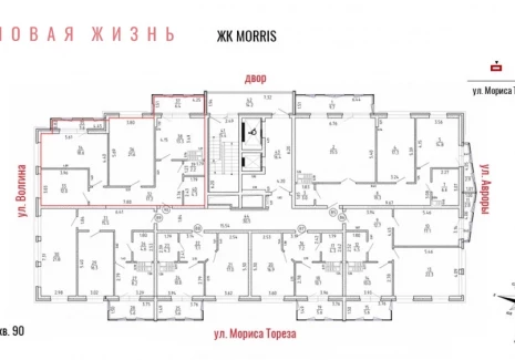 3-комнатная квартира - 4-й проезд, 8А / ЖК МОРРИС - фото 1