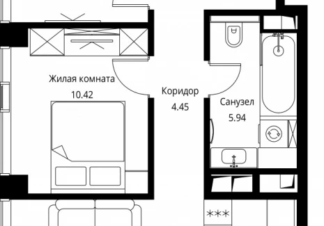 2-комнатная квартира - Волоколамское шоссе, 95с2 / ЖК Сити Бэй - фото 1