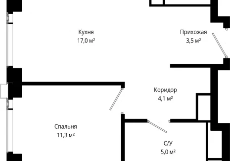 1-комнатная квартира - Indian Ocean 6,1,  / ЖК Сити Бэй - фото 1