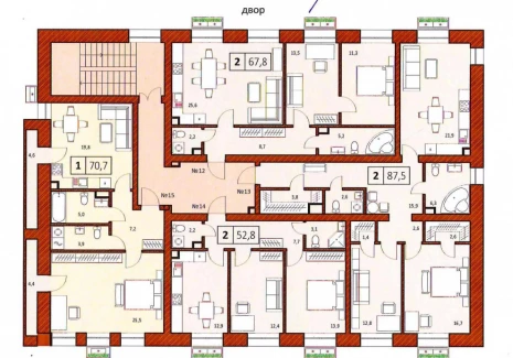 2-комнатная квартира - Галактионовская, 11 / ЖК Единицы - фото 1