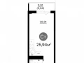 Квартира студия, 25.94 м2 , 9 этаж,  проспект Кирова, 71 - фото 1