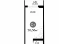 Квартира студия -  проспект Кирова, 71 / ЖК Старт - 2 - фото 1
