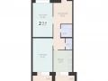 2-комнатная квартира, 83.12 м2 , 6 этаж, Квартал, 3 - фото 1