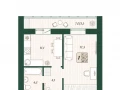 1-комнатная квартира, 36.7 м2 , 11 этаж, Олега Пешкова, 4 - фото 1
