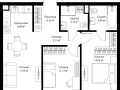 2-комнатная квартира - 3-й Силикатный проезд, 10 / ЖК Джойс - фото 1