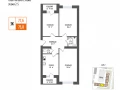 3-комнатная квартира, 77.6 м2 , 3 этаж, Самарская область - фото 1
