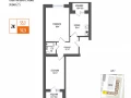 2-комнатная квартира, 55.1 м2 , 5 этаж, Самарская область - фото 1