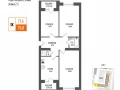 3-комнатная квартира, 77.6 м2 , 4 этаж, Самарская область - фото 1