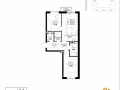 2-комнатная квартира, 65.85 м2 , 5 этаж, 11 квартал - фото 1