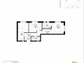 2-комнатная квартира, 57.97 м2 , 1 этаж, 11 квартал - фото 1