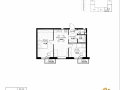 2-комнатная квартира, 58.99 м2 , 4 этаж, 11 квартал - фото 1