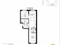 2-комнатная квартира, 61.86 м2 , 3 этаж, 11 квартал - фото 1