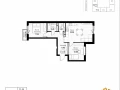 2-комнатная квартира - 11 квартал / ЖК Новатор - фото 1