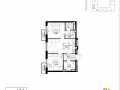 2-комнатная квартира, 58.33 м2 , 7 этаж, 11 квартал - фото 1