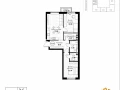 2-комнатная квартира, 63.28 м2 , 2 этаж, 11 квартал - фото 1