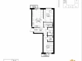 2-комнатная квартира - 11 квартал / ЖК Новатор - фото 1