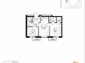 2-комнатная квартира, 57.91 м2 , 4 этаж, 11 квартал - фото 1