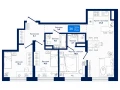 3-комнатная квартира, 74.4 м2 , 10 этаж, 8я Радиальная - фото 1