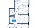 3-комнатная квартира, 75.9 м2 , 2 этаж, 8я Радиальная - фото 1