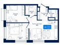 2-комнатная квартира - 8я Радиальная,  / ЖК Матрица - фото 1