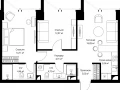 2-комнатная квартира - Багратионовский проезд, 5а к2 / ЖК ФЕЙМОС - фото 1
