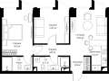 2-комнатная квартира - Багратионовский проезд, 5а к2 / ЖК ФЕЙМОС - фото 1