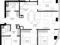 4-комнатная квартира - Багратионовский проезд, 5а к2 / ЖК ФЕЙМОС - фото 1