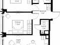 2-комнатная квартира - 2-я Хуторская, 34 / ЖК Симфония 34 - фото 1