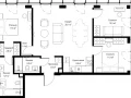 3-комнатная квартира - 2-я Хуторская, 34 / ЖК Симфония 34 - фото 1