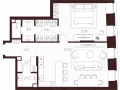 1-комнатная квартира - Климашкина, 7/11 / ЖК Климашкина 7/11 - фото 1