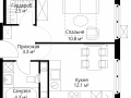 1-комнатная квартира - квартал Центральный, 7 / ЖК У реки. Эко Видное 2.0 - фото 1