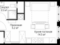 Квартира студия - квартал Центральный, 7 / ЖК У реки. Эко Видное 2.0 - фото 1