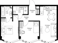 2-комнатная квартира - пр-т Мира, 186А / ЖК Мира - фото 1