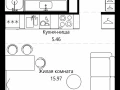 Квартира студия - 4-я улица Марьиной Рощи, 10 / ЖК Мод - фото 1