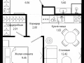 1-комнатная квартира - 4-я улица Марьиной Рощи, 10 / ЖК Мод - фото 1