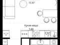 Квартира студия - 4-я улица Марьиной Рощи, 10 / ЖК Мод - фото 1