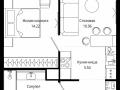 1-комнатная квартира - 4-я улица Марьиной Рощи, 10 / ЖК Мод - фото 1