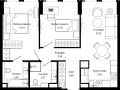2-комнатная квартира - 4-я улица Марьиной Рощи, 10 / ЖК Мод - фото 1