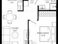 1-комнатная квартира - 4-я улица Марьиной Рощи, 10 / ЖК Мод - фото 1